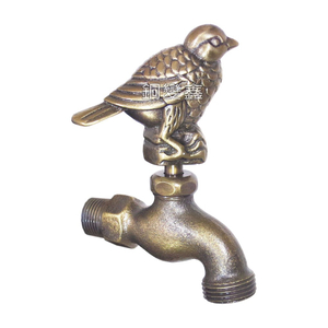 銅製鳥水龍頭 鳥造型銅製水龍頭