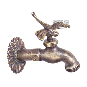 銅製蜻蜓水龍頭 蜻蜓造型銅製水龍頭